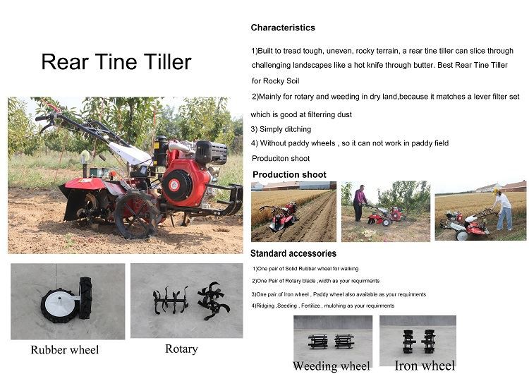 Rear tine tiller